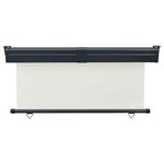 vidaXL Auvent latéral de balcon 175x250 cm Crème