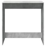 vidaXL Table de bar gris béton 102x50x103 5 cm bois d'ingénierie