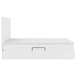 vidaXL Lit de Rangement Blanc pur 140 x 200 cm Cuir synthétique