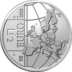 Belgique 5 Euros 2022 - 70 ans du Marsupilami (version normale)