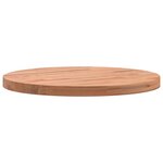 vidaXL Dessus de table Ø40x2 5 cm rond bois massif de hêtre