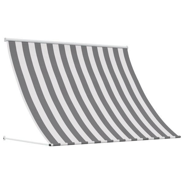 vidaXL Auvent Anthracite et blanc 400 x 150 cm