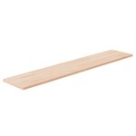 vidaXL Panneau d'étagère 100x20x1 5 cm Bois de chêne massif non traité