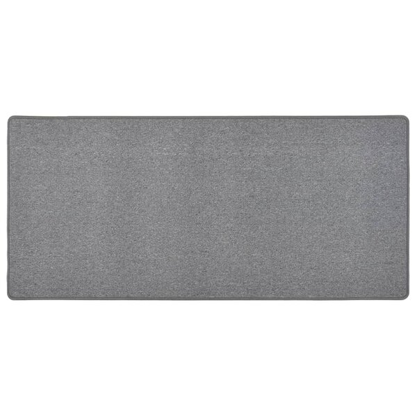 vidaXL Tapis de couloir Gris foncé 50x100 cm
