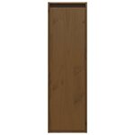 vidaXL Armoire murale Marron miel 30x30x100 cm Bois de pin massif