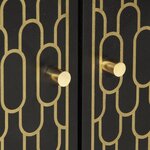 vidaXL Armoires latérales 3 Pièces 60x33x75 cm bois massif de manguier