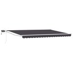vidaXL Store rétractable manuel avec LEDs 4 5 × 3 m