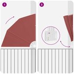 vidaXL Écran de confidentialité pour balcon Couleur terre cuite