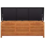 vidaXL Boîte de rangement de jardin 150x50x55 cm Eucalyptus solide