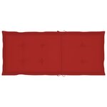 vidaXL Chaises inclinables de jardin lot de 4 et coussins Bois acacia