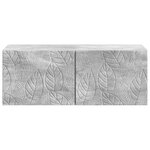 vidaXL Meuble TV mural 78 5 x 41 x 30 cm Gris béton Bois d'ingénierie