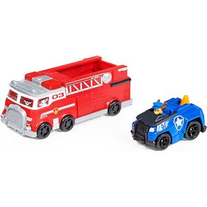 Spin Master 6063231 - Paw Patrol True Metal Véhicule de pompier et de chase