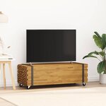 vidaXL Table basse 110x45x35 cm bois massif de teck