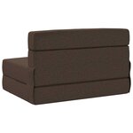 vidaXL Canapé-lit pliable Taupe 70 x 72 x 60 cm Tissu
