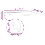 vidaXL Auvent rétractable automatique marron 400x300 cm