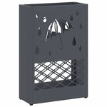 vidaXL Porte-parapluie Anthracite 28 x 12 x 41 cm Acier