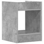 vidaXL Support de Plante 2 pièces Gris béton 30 x 30 x 40 cm