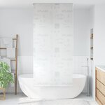 vidaXL Store roulant de douche 120x240 cm Éclaboussures