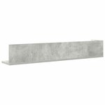 vidaXL Étagères murales 2 Pièces gris béton 100x16 5x16 5 cm