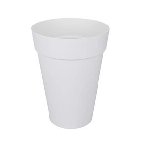 Pot de fleur Plastique Rond Loft Urban Blanc Ø 34 x 45 6 cm 23 l