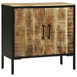 vidaXL buffet 70x35x70 cm Bois massif brut de mangue