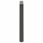 vidaXL Pieds de table à manger en forme de A 2 pièces Anthracite 100 x (72-73) cm Acier