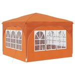 vidaXL Tente de fête pop-up 290 x 290 x 245 cm Orange