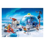 PLAYMOBIL 9055 - Sport et Action - Quartier général des explorateurs polaires