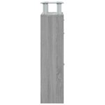 vidaXL Armoire à chaussures Sonoma gris 63x24x104 cm Bois d'ingénierie