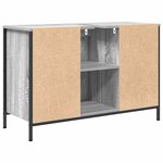 vidaXL Meuble sous-vasque avec tiroirs sonoma gris 90x34 5x60cm