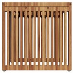 vidaXL Table d'appoint de jardin 45x42 5x45 cm en bois massif de teck