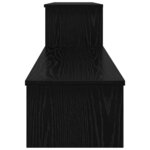 vidaXL Ensemble meuble TV Montage mural Chêne noir 180 5 x 30 x 43 cm