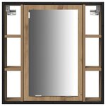 vidaXL Meubles de salle de bain 3 Pièces Marron 80 x 30 x 60 cm