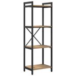vidaXL Bibliothèque chêne artisanal 40 x 30 x 118 cm Bois d'ingénierie