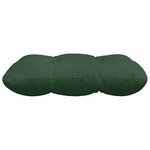vidaXL Coussins de siège 4 Pièces Vert foncé 40 x 40 cm