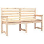 vidaXL Banc de jardin 159 5x48x91 5 cm bois massif de pin