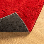 vidaXL Tapis HUARTE à poils courts doux et lavable rouge 240x340 cm