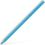Crayon couleur JUMBO GRIP  triangulaire  bleu indianthrène FABER-CASTELL