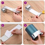 vidaXL Carreau de miroir mosaïque 3 Pièces Argent 100 x 4 cm Verre