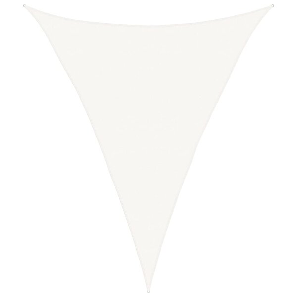 vidaXL Voile d'ombrage 160 g/m² Blanc 5x6x6 m PEHD