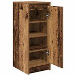 vidaXL Armoire à chaussures vieux bois 29 5x34x76 cm bois ingénierie