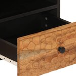vidaXL Table basse 80x54x40 cm bois massif d'acacia