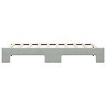 vidaXL Lit de jour avec lit gigogne gris clair 90x190 cm velours