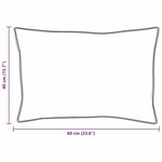 vidaXL Oreiller avec oreiller 2 Pièces Blanc 40 x 60 cm Plume