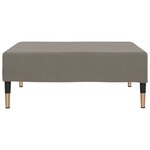 vidaXL Repose-pied Gris clair 78x56x32 cm Velours