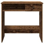 vidaXL Bureau style vieux bois 80x40x75 cm bois d'ingénierie