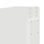 vidaXL Tête de lit Blanc Brillant 160 cm Bois d'ingénierie