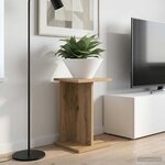 vidaXL Support de Plante Chêne artisanal 25 x 25 5 x 40 5 cm