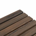 vidaXL Banc de jardin 2 places bois de sapin massif