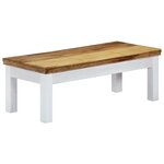 vidaXL Table basse 110x50x40 cm Bois de manguier massif